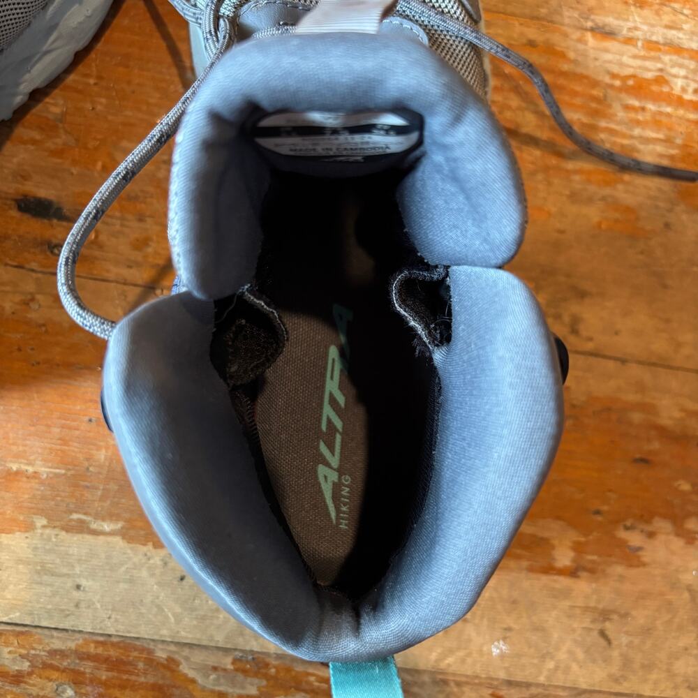 Altra Timp 5 Hiking Boot Waterproof Gore-Tex GTX, Gray, Women’s US 7.5 - Picture 6 of 7